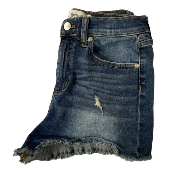 Pink Victoria’s Secret denim shorts - Picture 2 of 5